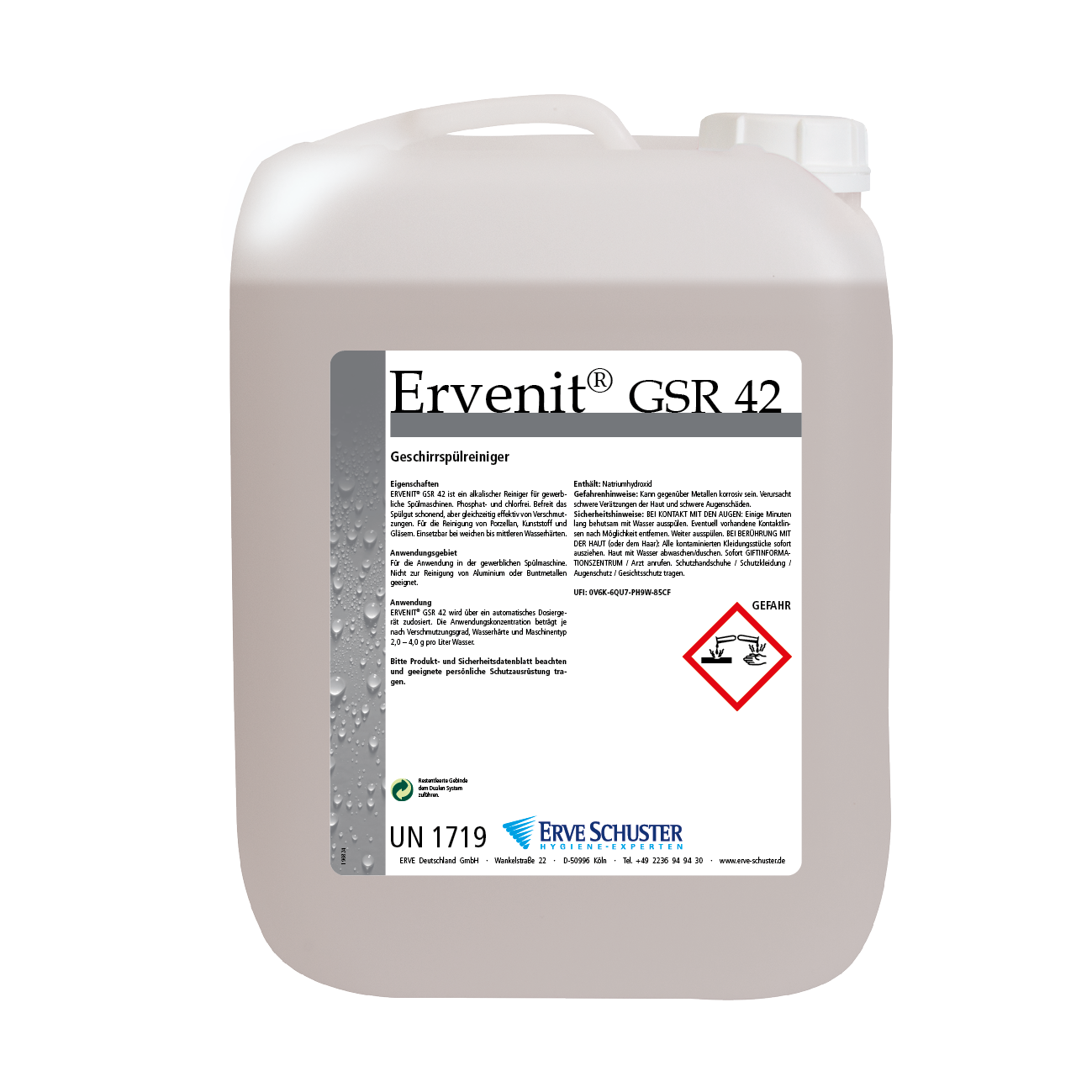 ERVENIT® GSR 42 – Allround-Geschirrspülreiniger