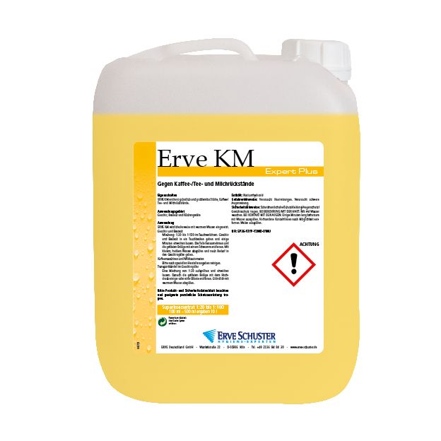 ERVE KM – Gegen Kaffee-/Tee-, Milchrückstände