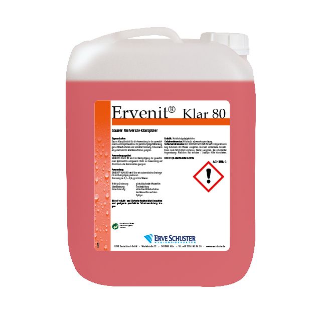 ERVENIT® Klar 80 – Saurer Universalklarspüler