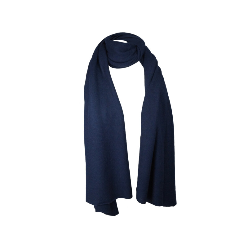 Kaschmirschal blau
