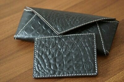 Glasses case N°1 calfskin embossed Glasses case N°1 calfskin embossed