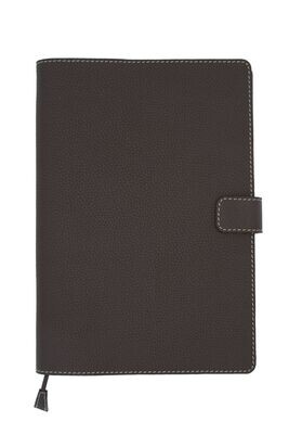Notebook cover Fjordcalf leather brown Notebook cover Fjordcalf leather brown