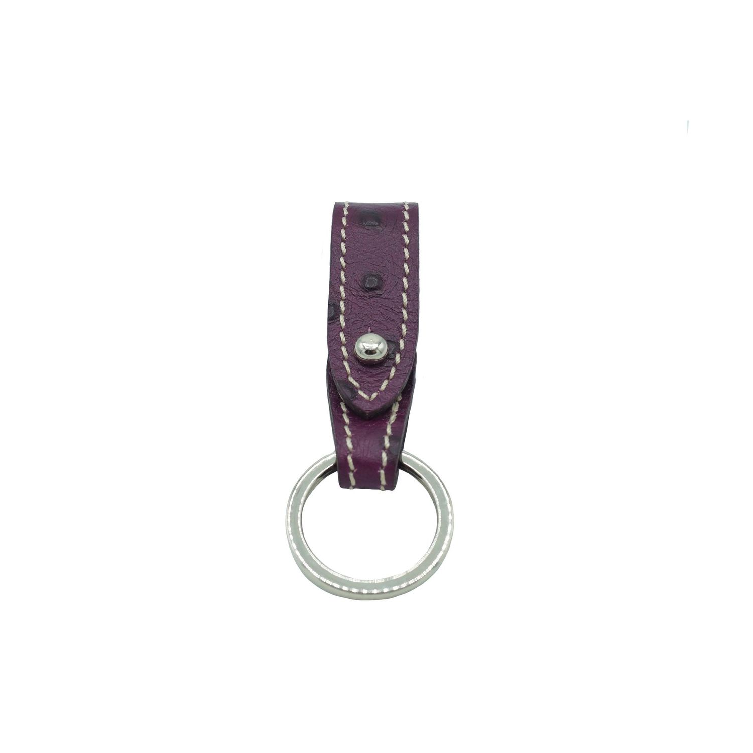 Keyholder ostrich embossed purple Keyholder ostrich embossed purple