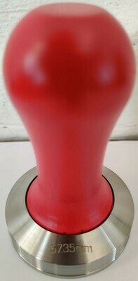 Lelit Coffee Tamper with Red Wooden Handle 57.35 mm