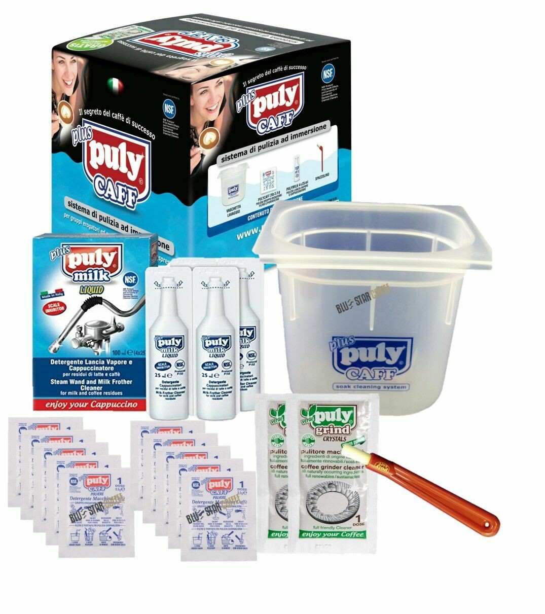 Puly Caff Soak Cleaning System - Kit