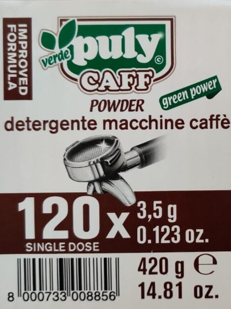 Puly Caff Verde Espresso Machine Powder Sachets 3.5g * 120 pcs