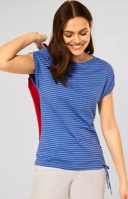 Striped T Shirt In Blue