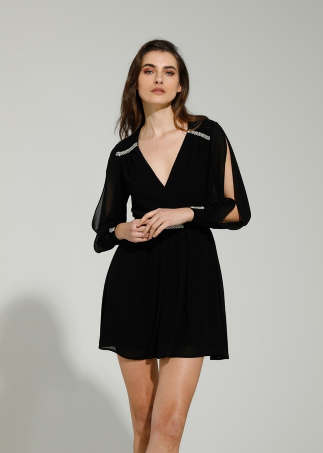 Black Dress with Sparkle, Size: M 10-12