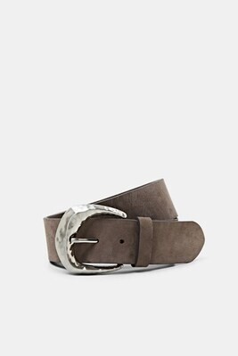 Leather Belt in Taupe
