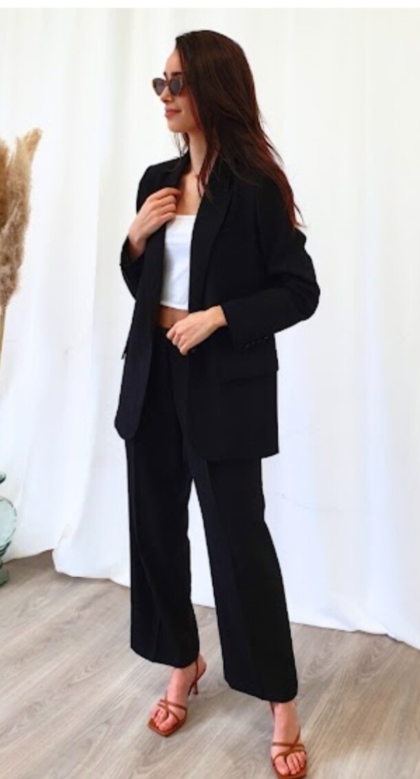 Tailored Blazer in Black, size: S
