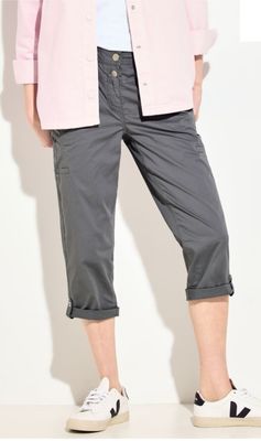 Paper Touch Crop Trousers by Cecil