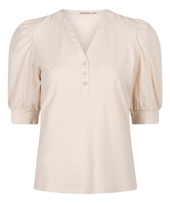 Rib Top by Esqualo in Beige