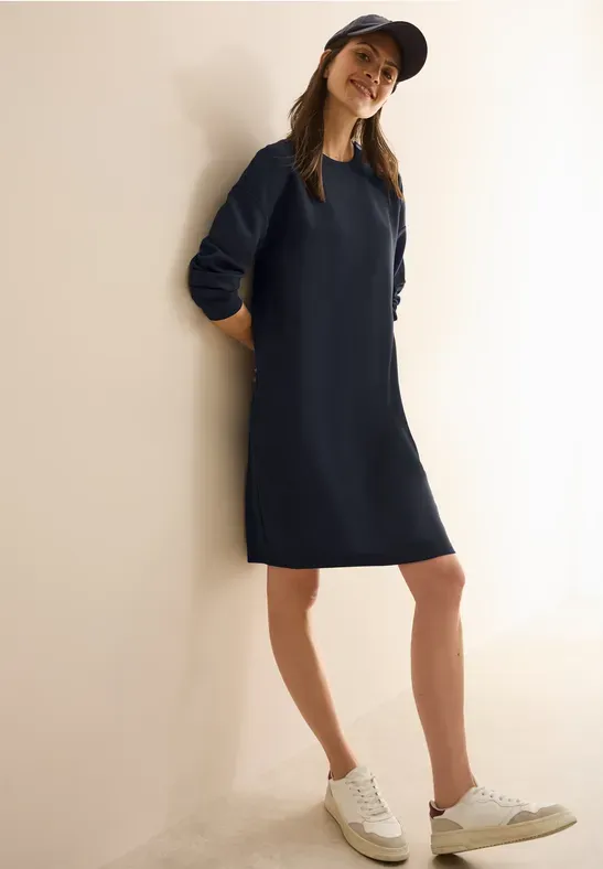 Jersey Dress in Navy