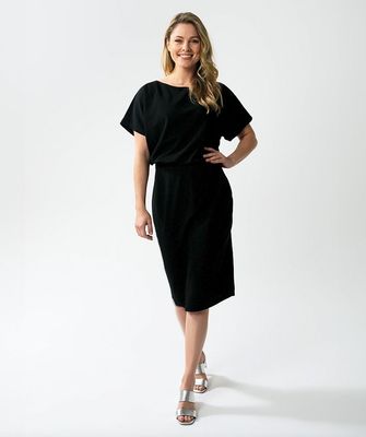 Blouson Dress by Esqualo in Black