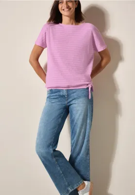 T-shirt with Tie Detail