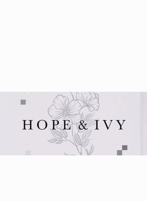 Hope &amp; Ivy
