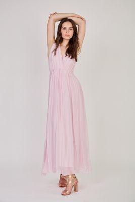 V Neck Maxi Dress
