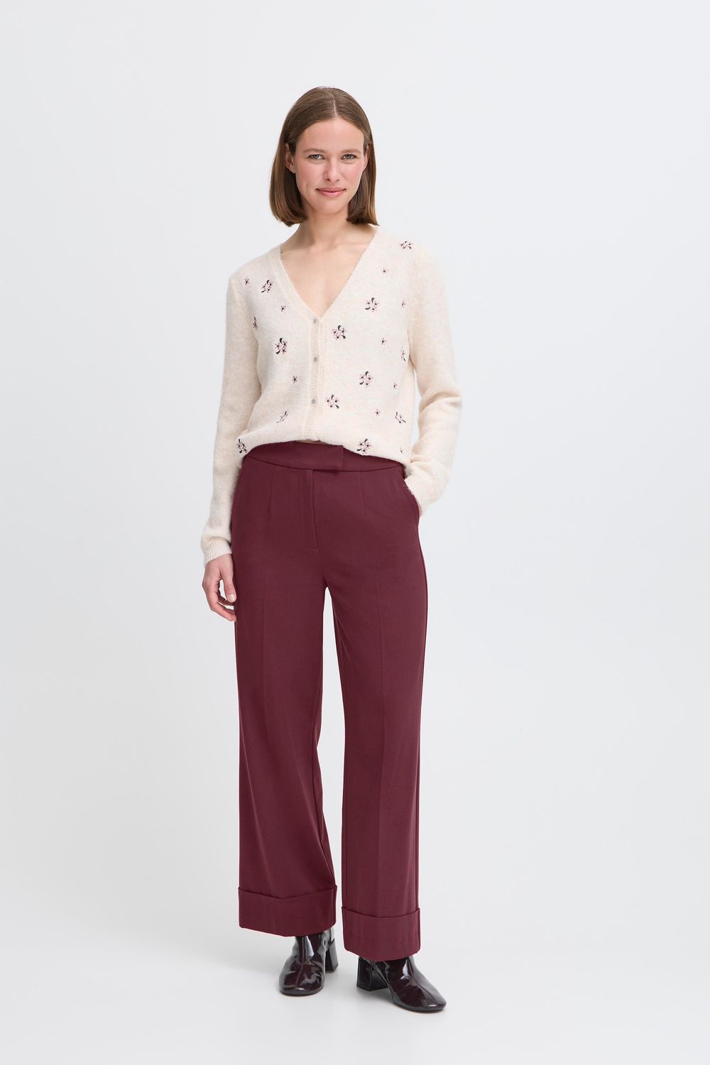 Trousers with Cuff Detail