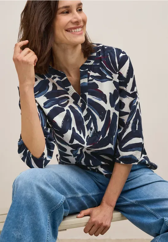 Leaf Print Blouse