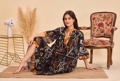 Bohemian Dress in Cotton