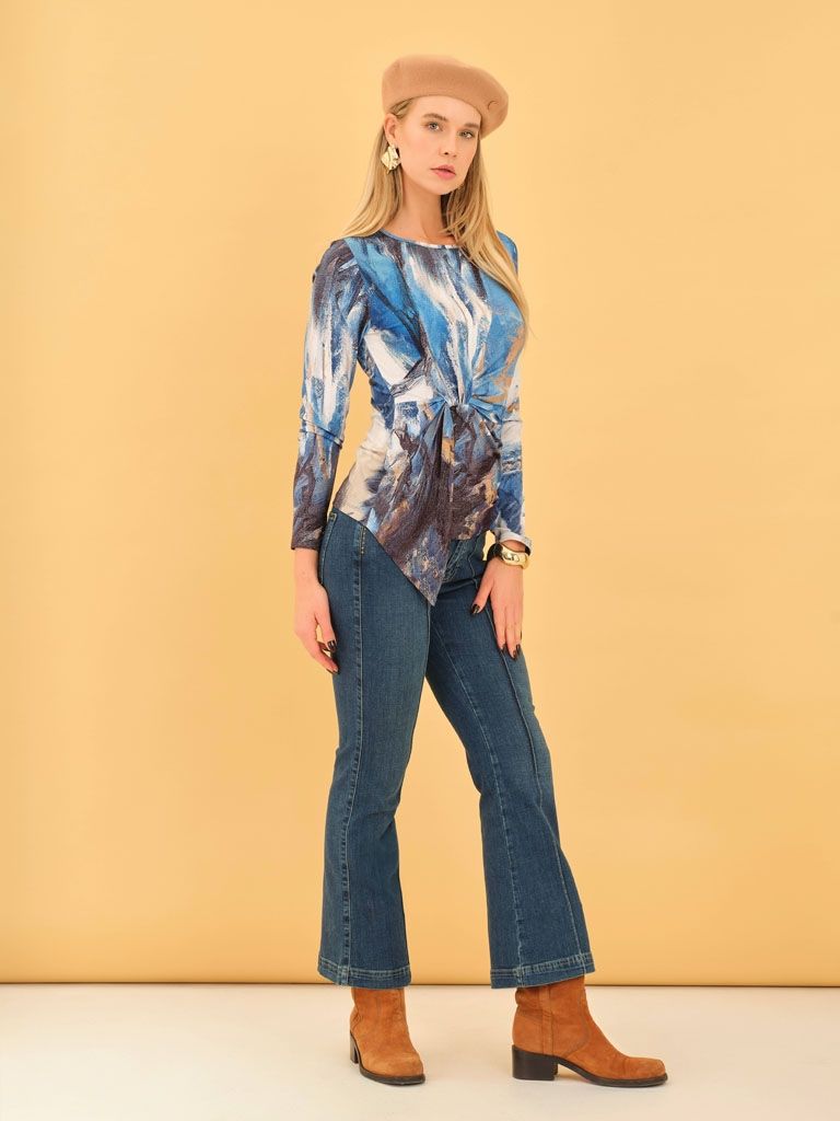 Round Neck Top by Dolcezza