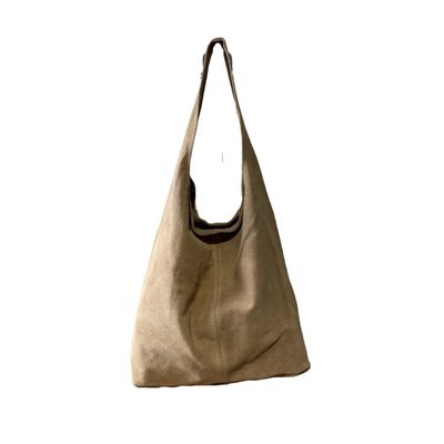 Suede Handbag