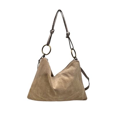 Suede Handbag