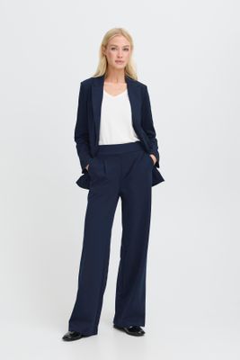 Wide Leg Trouser in Black