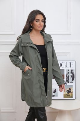 Rain Coat In Khaki