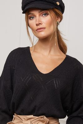 Black Cashmere Knit