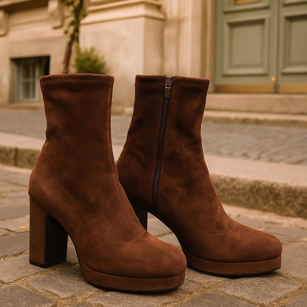 Sock Boot in Brown