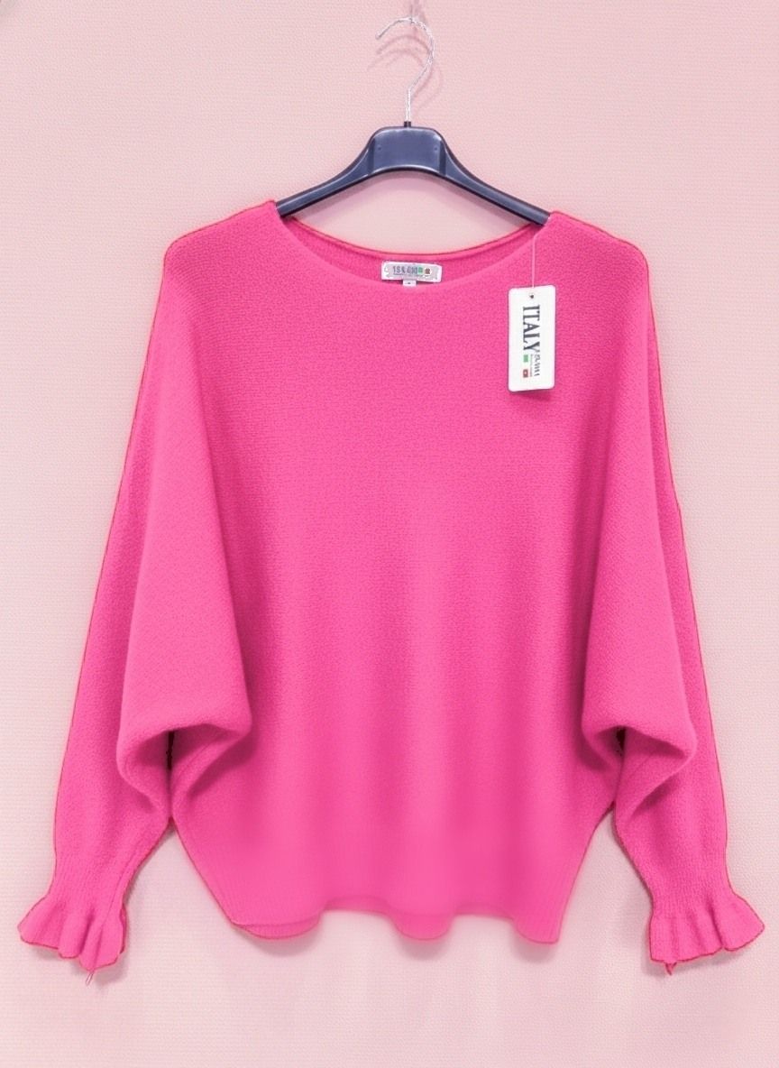 Sweater with Ruched Sleeves