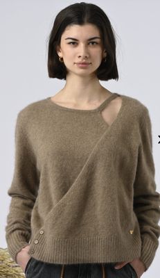 Wrap Effect Sweater