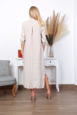 Linen Shirt Dress