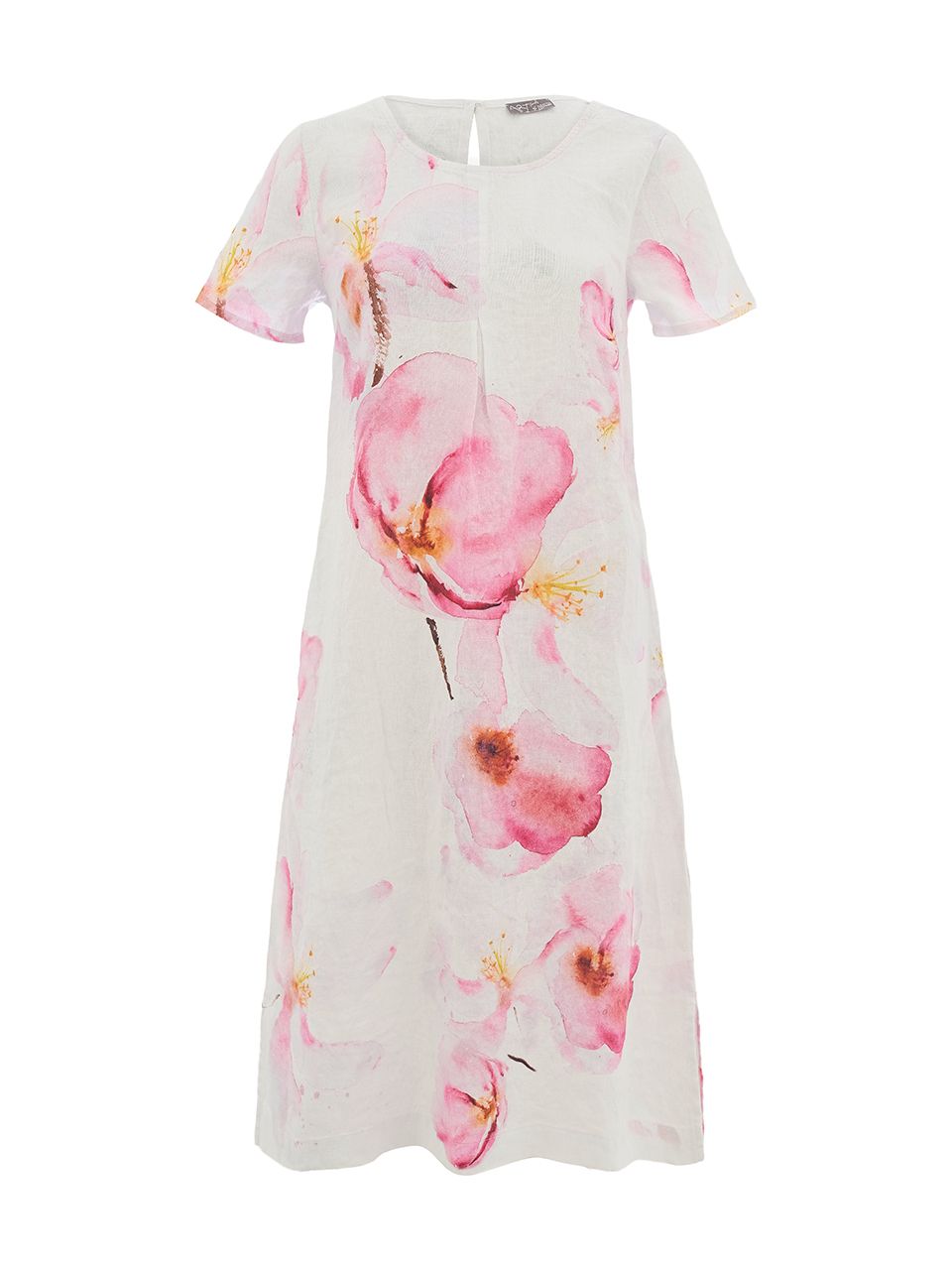 Pink Linen Dress by Dolcezza