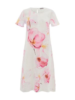 Pink Linen Dress by Dolcezza