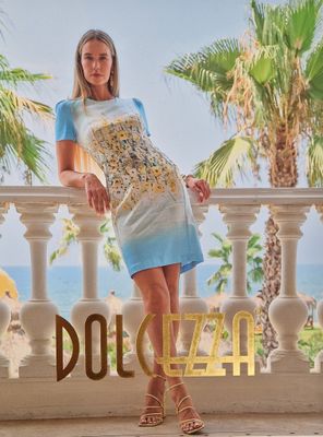 Artistic Print Dress by Dolcezza