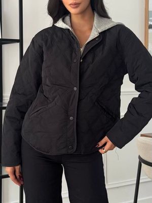 Quilted Jacket in Black