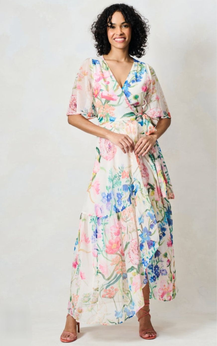 Romantic Wrap Dress
