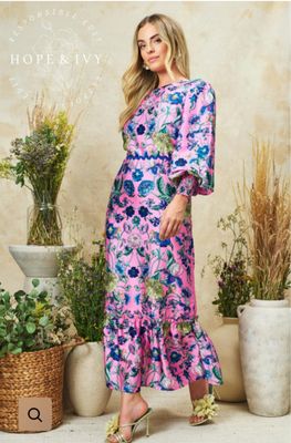 Maxi Dress with Bow Detail