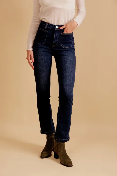 Denims with Patch Pockets