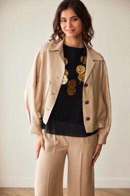 Lustre Linen Jacket