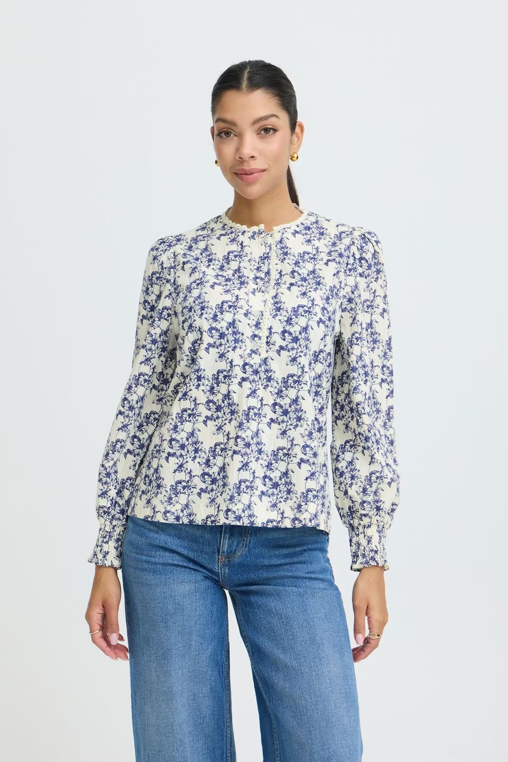 Floral Blouse by b.Young