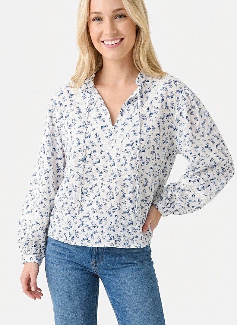 Cotton Print Blouse