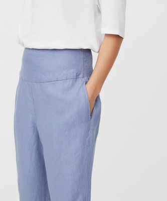Linen Trousers by Masai in Blue