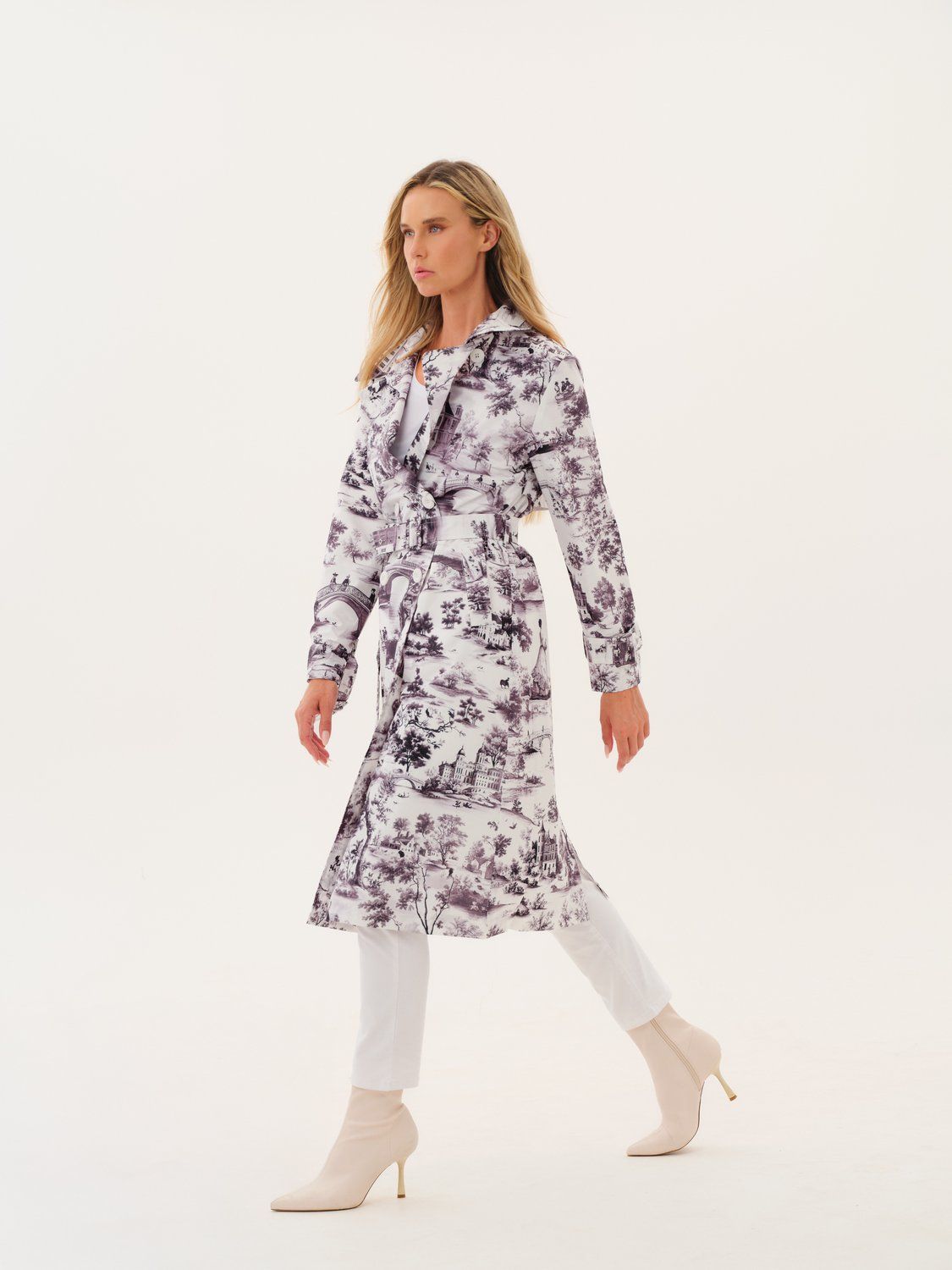 Monochrome Rain Jacket by Dolcezza