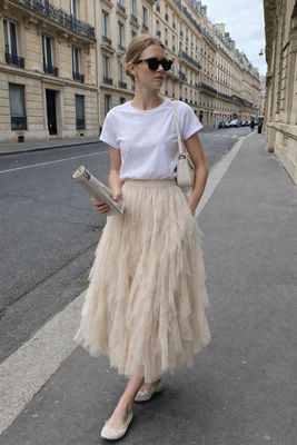 Layered Tulle Skirt