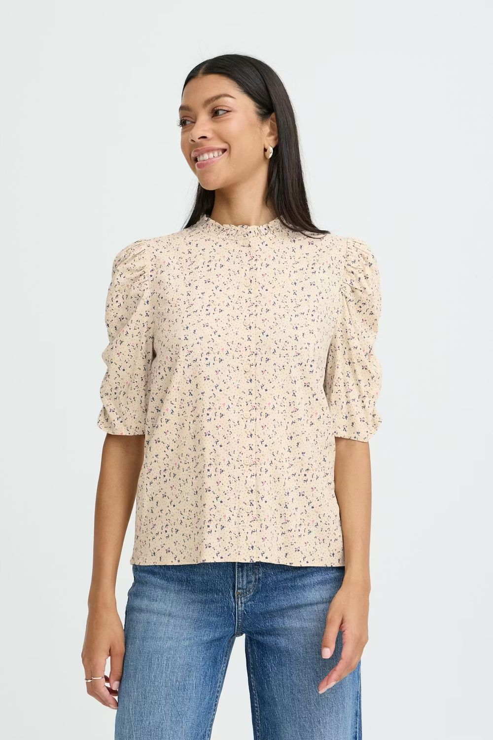 Flower Print Blouse
