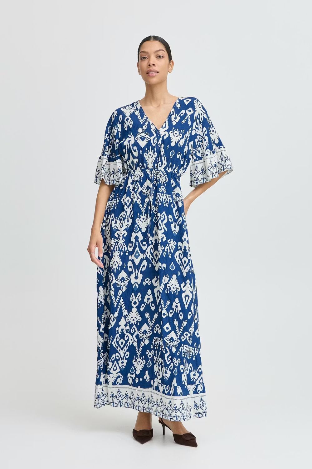 Long Summer Dress in Blue from b.Young