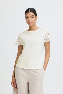 Crochet Trim Tee